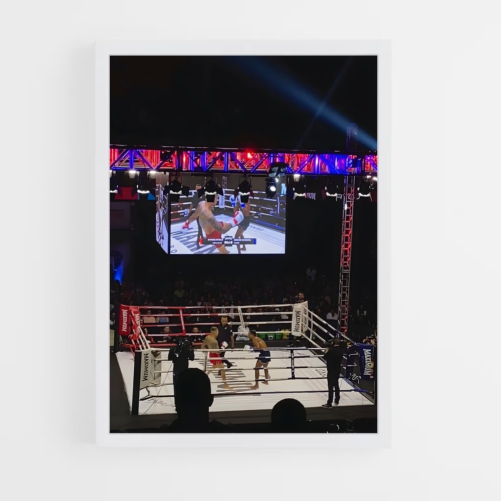Poster Wbc muaythai – affiche Muay Thai (vue 3)